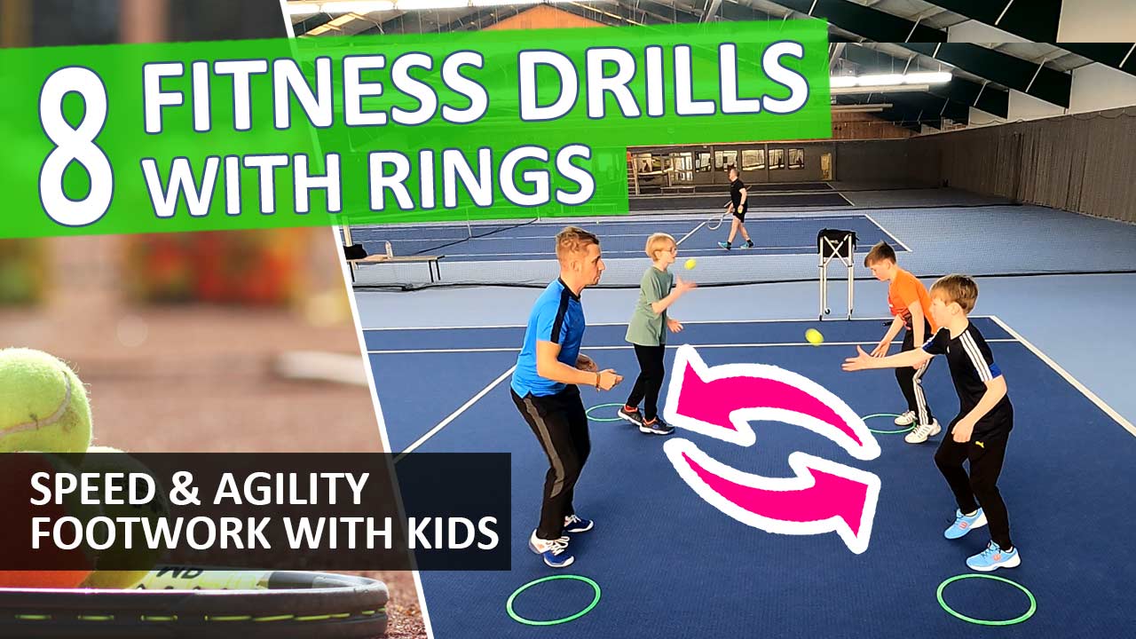 8 Tennis Fitness Drills - Speed and Agility With Rings