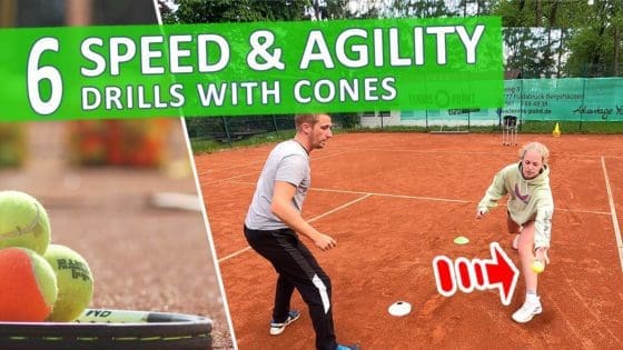 6 Tennis Speed & Agility Drills With Cones