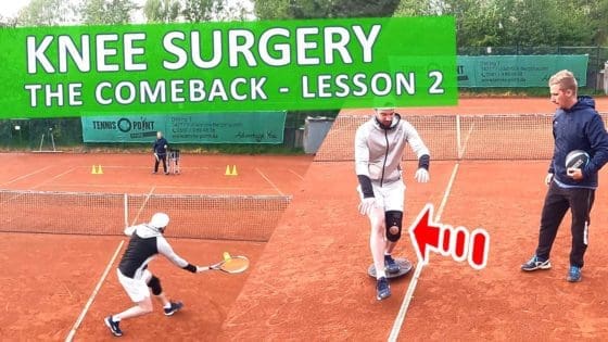 Tennis Trainin After Knee Surgery - Lesson 2