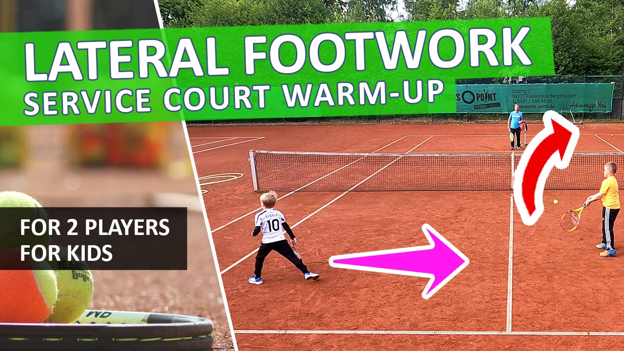 Lateral Tennis Footwork Warm-Up For Kids