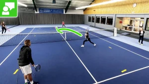 Volley Consolidation Midcourt For Groups - Volley In Groundstroke