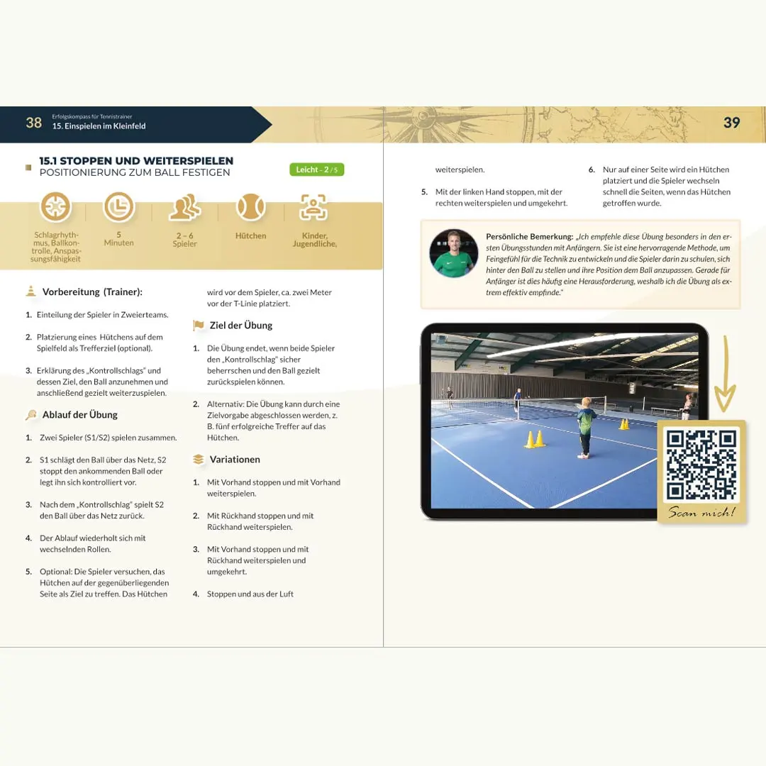 Erfolgskompass für Tennistrainer - Praxis Vorschau 2