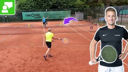 Passierbälle & Gewinnschläge im Einzeltraining trainieren in 5 Variationen #169