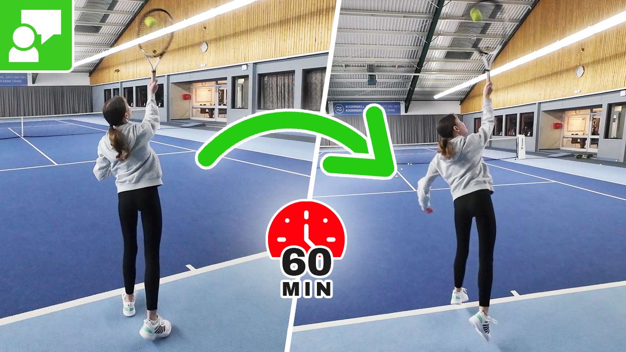 Learn The Tennis Second Serve: Step by Step To A Kick Serve In 60 Minutes