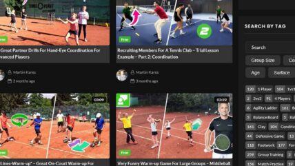 New Exercise Tags on Tennistraining Online – Inspired by Your Feedback