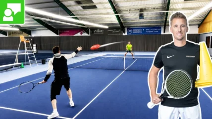 Tennis Warm-Up with Frisbee – Rhythm & Consistency Drill #194