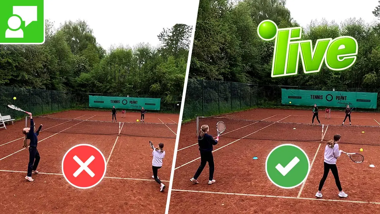 Live Tennis Training: How to Build Consistent Warm-Up Rallys