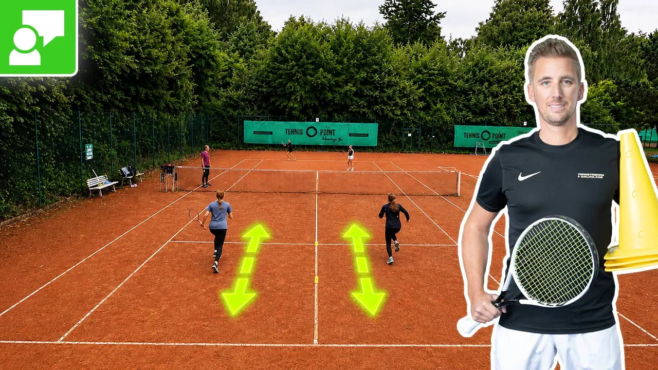 "Hop" with Forward Running – Fast Transition Game-Based Drill For 4 Players #199