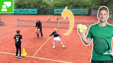 Hit & Catch – Great Fun Mini Tennis Target Game for Kids #211