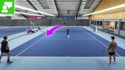5 Great Doubles Games-Based Drills for 6 Players on One Court