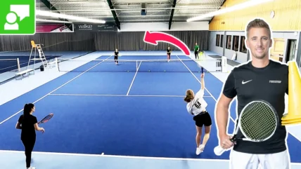 "Reflex Return" - Fast-Reaction Return & Doubles Training #221