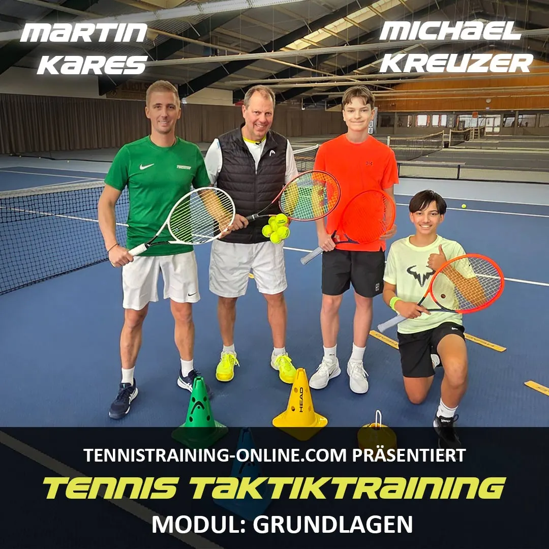 tennis-taktiktraining-grundlagen-de-cover-1 Tennis Taktiktraining - Modul Grundlagen - Michael Kreuzer - Martin Kares